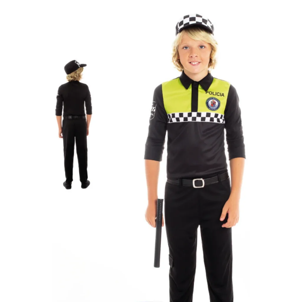 Disfraz Policia Niño A Medida Con Accesorios De Regalo!!!